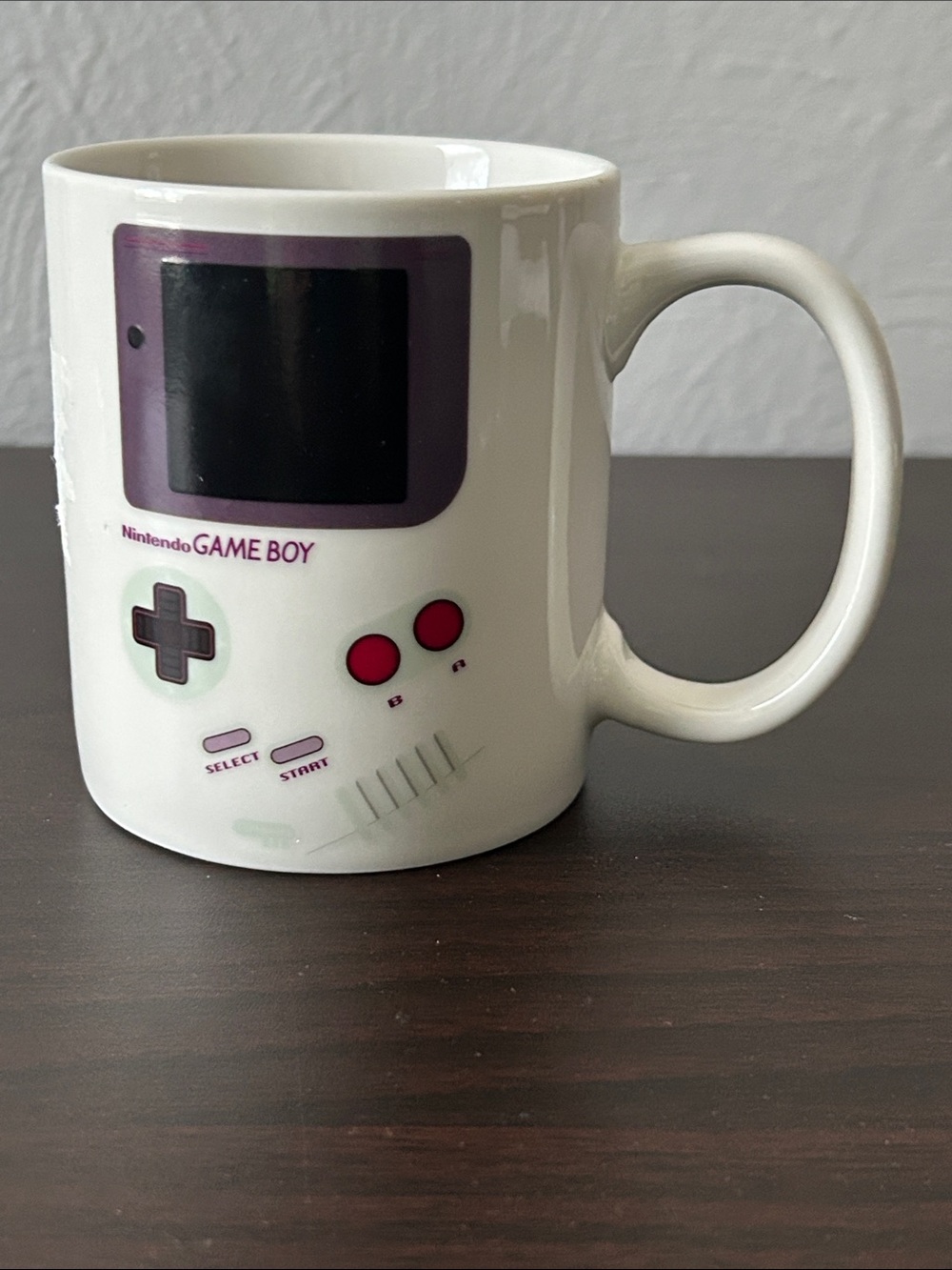 Nintendo Game Boy White Ceramic Mug with Purple Accents - Paladone